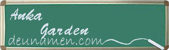 Anka Garden Visitenkarte